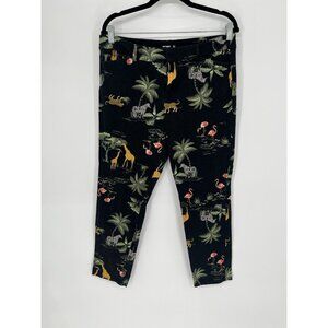 Old Navy Womens mid-rise PIXIE Safari themed ankle pants, size 12